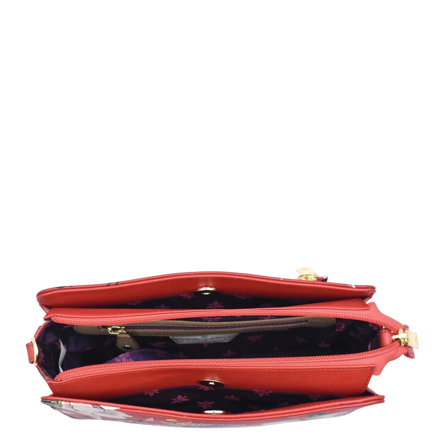 Triple Compartment Crossbody