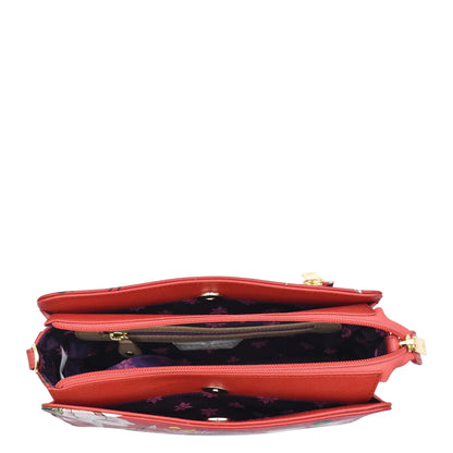 Triple Compartment Crossbody