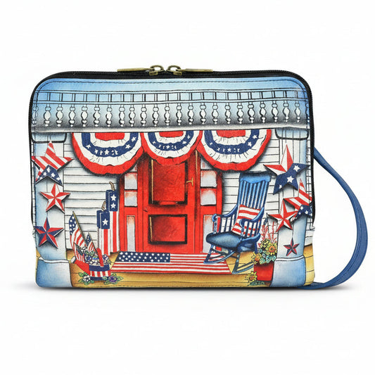 Americana Triple Compartment Crossbody