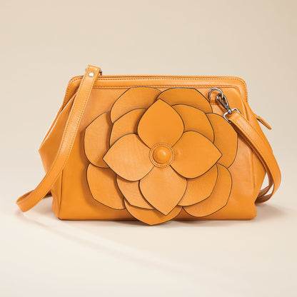 Bountiful Bloom Sienna Leather Crossbody (Preorder)