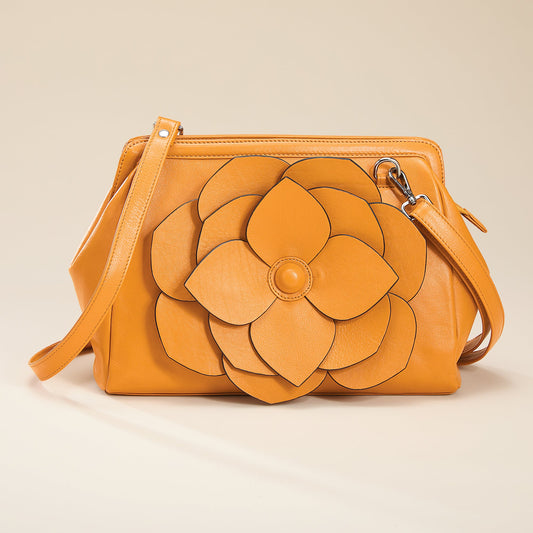 Bountiful Bloom Sienna Leather Crossbody (Preorder)